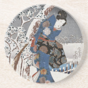 Moderne Version der Geschichte von Genji in der Untersetzer