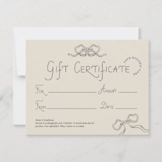 Moderne verspielte handgeschriebene Logo-Geschenkk