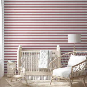 Moderne verstaubte rosa Streifen Tapete