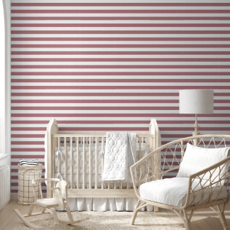 Moderne verstaubte rosa Streifen Tapete