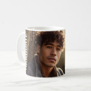 Moderne vertikale PhotoPop-Abschlussfeier Kaffeetasse