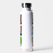 Moderne vertikale Sechs-Foto-Collage-Gitter Trinkflasche (Links)