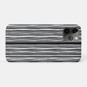 Moderne vertikale Streifenmuster Case-Mate iPhone Hülle (Rückseite (Horizontal))