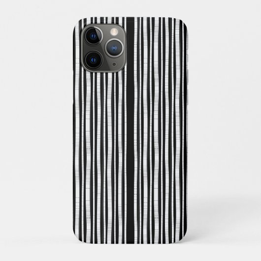 Moderne vertikale Streifenmuster Case-Mate iPhone Hülle (Rückseite)