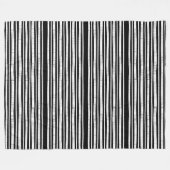 Moderne vertikale Streifenmuster Fleecedecke (Vorderseite (Horizontal))