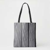 Moderne vertikale Streifenmuster Tasche (Vorderseite)
