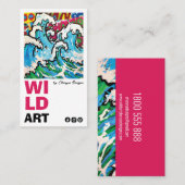 Moderne vertikale Visitenkarte (Vorne/Hinten)