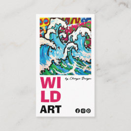 Moderne vertikale Visitenkarte