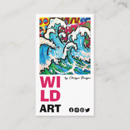 Moderne vertikale Visitenkarte