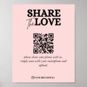 Moderne Verwendung des QR-Codes für die Liebe in R Poster (Vorne)