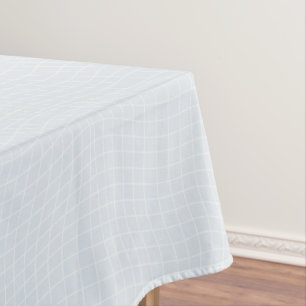 Moderne verzerrte Gitter Minimalistische fließen Tischdecke