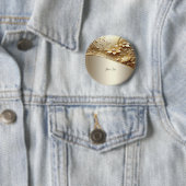 Moderne verzierte goldene Blumen mit Perlen Knopf Button (Beispiel)