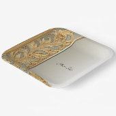 Moderne Verzierte Papierplatte Pappteller (Gewinkelt)