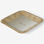 Moderne Verzierte Papierplatte Pappteller (Gewinkelt)