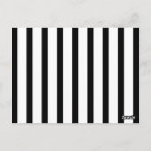 Moderne Verzögerung unser Datum verschoben Schwarz Postkarte (Rückseite)