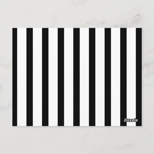 Moderne Verzögerung unser Datum verschoben Schwarz Postkarte (Rückseite)