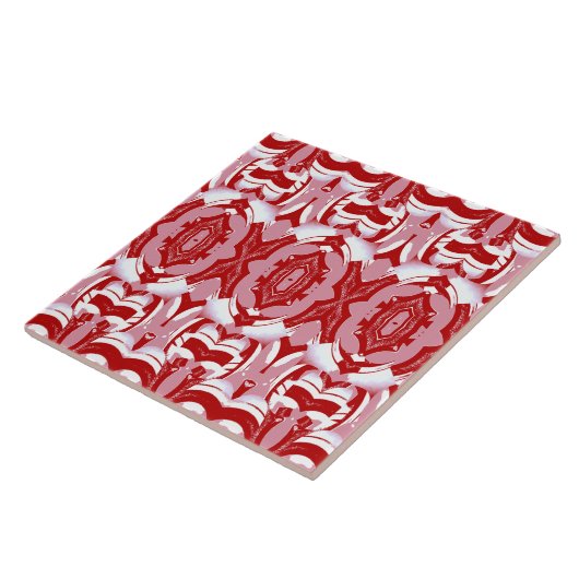 Moderne, vielfarbige Keramik Fliese (Seite)