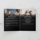 Moderne, vierseitige Feier mit 3 Fotos P Programm (Innenseite)