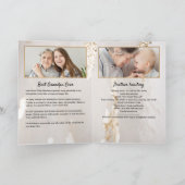 Moderne, vierseitige Feier mit 3 Fotos P Programm (Innenseite)