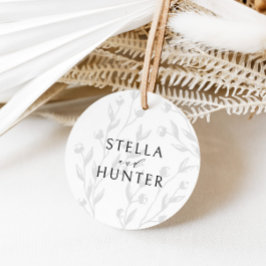 Moderne Viktorianische Elegante Grüne Geschenkanhänger