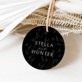 Moderne Viktorianische Elegante Grüne Geschenkanhänger