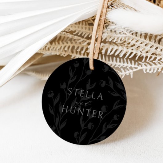 Moderne Viktorianische Elegante Grüne Geschenkanhänger