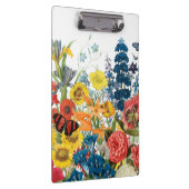 moderne Vintage Blume Klemmbrett (Rechts)