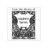 Moderne Vintage Blüte aus der Bibliothek Gummistempel (Prägung)