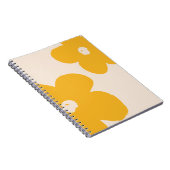 Moderne Vintage Boho Blume Hand Drawing Notizblock (Rechte Seite)