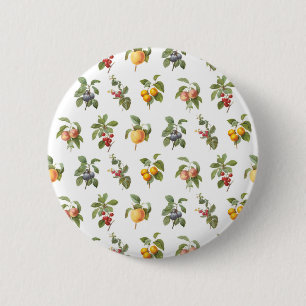moderne Vintage botanische Früchte Button