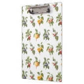 moderne vintage botanische Früchte Klemmbrett (Links)