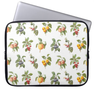 moderne Vintage botanische Früchte Laptopschutzhülle