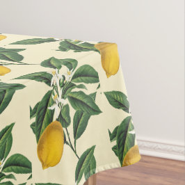 Moderne Vintage botanische Gelbblüten Blossom Tischdecke