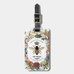 MODERNE VINTAGE-BOTANISCHE KÖNIGIN BIENE GEPÄCKANHÄNGER