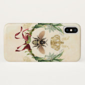 Moderne Vintage Botanische Königin Case-Mate iPhone Hülle (Rückseite (Horizontal))
