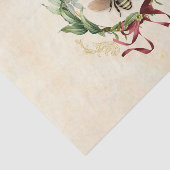 Moderne Vintage Botanische Königin                 Seidenpapier (Ausschnitt)