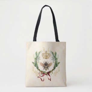 Moderne Vintage Botanische Königin Tasche