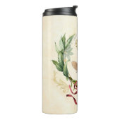 Moderne Vintage Botanische Königin Thermosbecher (Nach links gedreht)