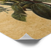 moderne Vintage Drehbücher lila Paris Eiffel Tower Poster (Ecke)