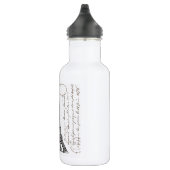 moderne vintage Eiffelturm Edelstahlflasche (Rechts)