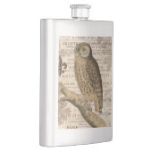 moderne Vintage Eule Flachmann (Rechts)