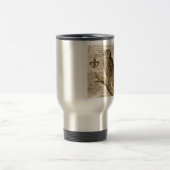 moderne Vintage Eule Reisebecher (Mittel)