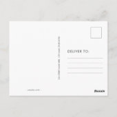 Moderne Vintage Eyeballdetails Zeichnend Lila Postkarte (Rückseite)