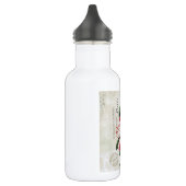 moderne Vintage französische Amaryliden Trinkflasche (Links)