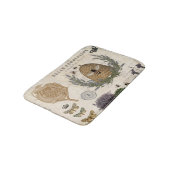 Moderne Vintage französische Bauernblüte Badematte (Schrägansicht)