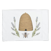 Moderne Vintage französische Bauernblüte Kissenbezug (Vorderseite-Rechts)