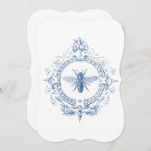 Moderne Vintage französische Bauernpflanze Einladung (Vorne/Hinten)