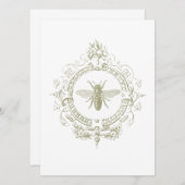 Moderne Vintage französische Bauernpflanze Einladung (Vorne/Hinten)