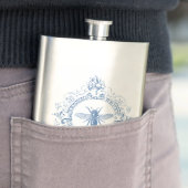 Moderne Vintage französische Bauernpflanze Flachmann (Beispiel)