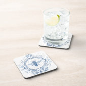 Moderne Vintage französische Bauernpflanze Getränkeuntersetzer (Rechte Seite)